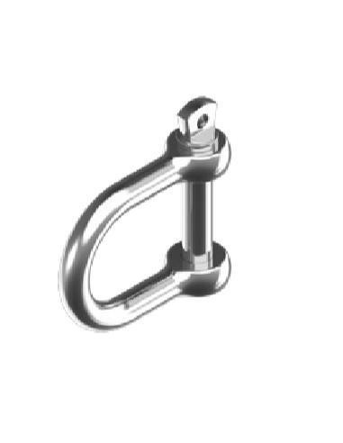 D-sluiting breed RVS 8 mm (10) | Shipsworld
