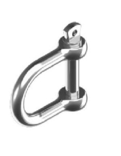 D-sluiting breed RVS 10 mm | Shipsworld