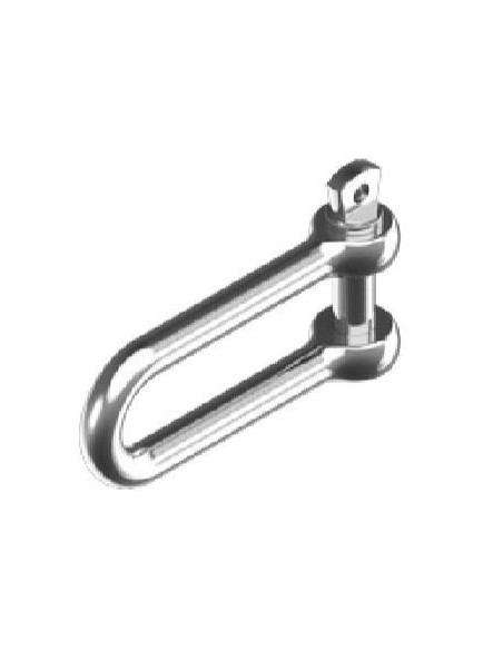 D-sluiting lang RVS 6 mm (10) | Shipsworld