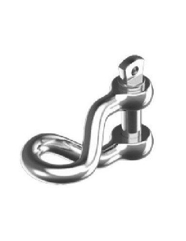 D-sluiting gedraaid RVS 4 mm | Shipsworld