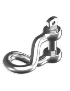 Gedraaide D-sluiting RVS 10 mm | U-Hardware | Shipsworld