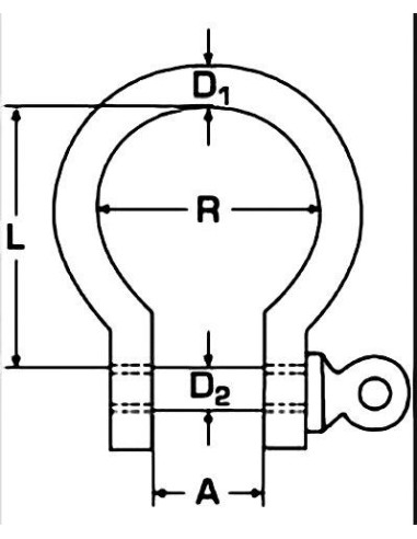 Harpsluiting RVS 12 mm | Shipsworld