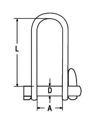 RVS Sleutelsluiting 5 mm | Shipsworld