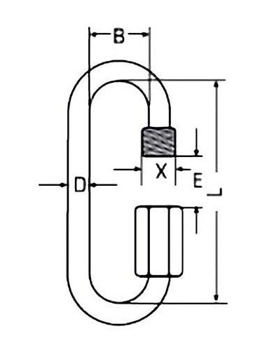 Quick link RVS 4 mm | U-Hardware | Shipsworld