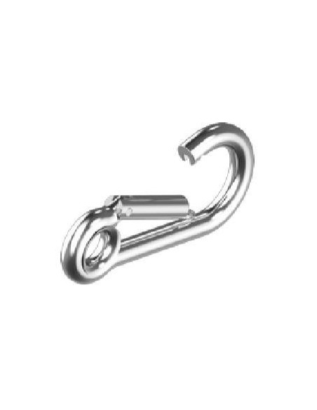 RVS Karabijnhaak met oog 11x120mm | Shipsworld