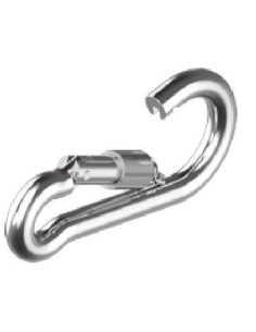 Karabijnhaak RVS 5x50 mm U-Hardware | Shipsworld