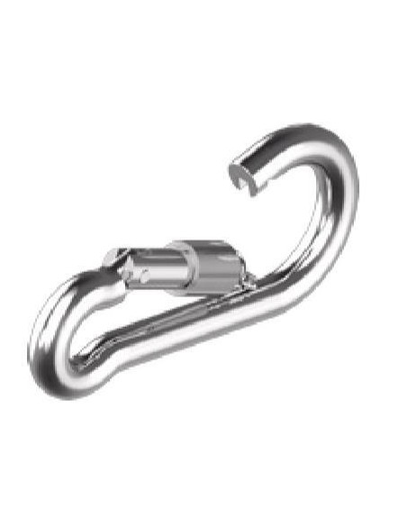 Karabijnhaak RVS 10x100 mm U-Hardware | Shipsworld