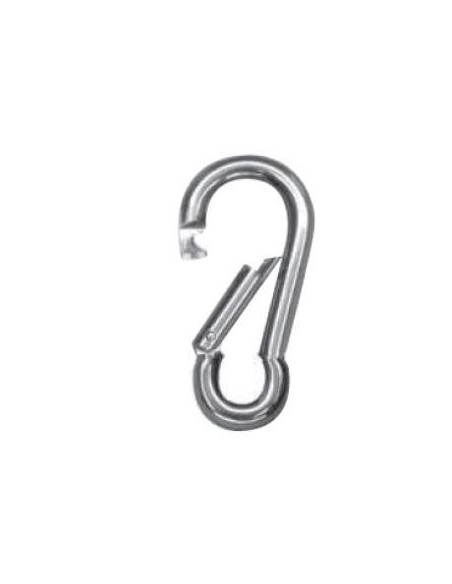 Karabijnhaak RVS 8x80mm (10 stuks) | Shipsworld