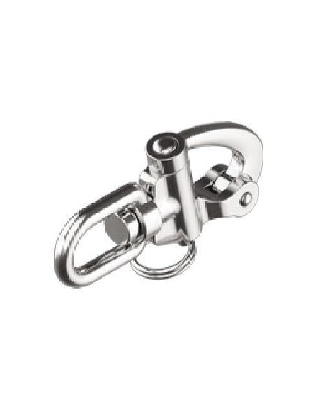 RVS Snapsluiting met wartelend oog 87 mm (10) | Shipsworld