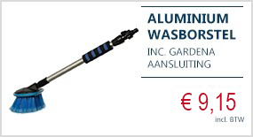 Aluminium Wasborstel - met Gardena aansluiting