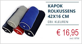 Kapok rolkussens van The Captain's Collection!