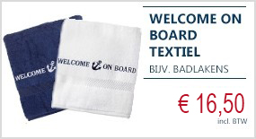 Welcom On Board textiel!